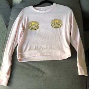 Pink pancake top